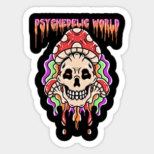 PSYCHEDELIC WORLD Sticker